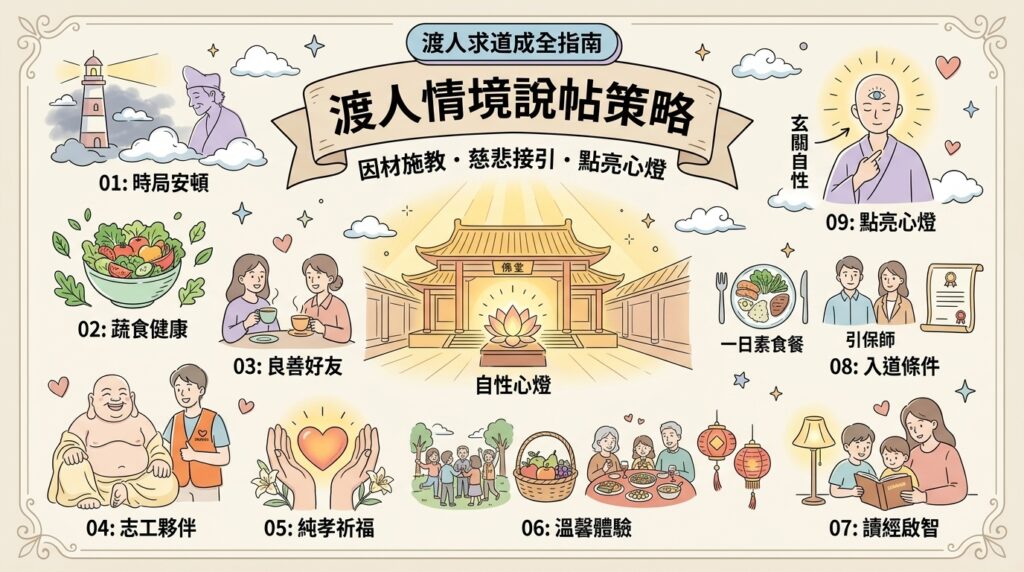 渡人情境說帖策略